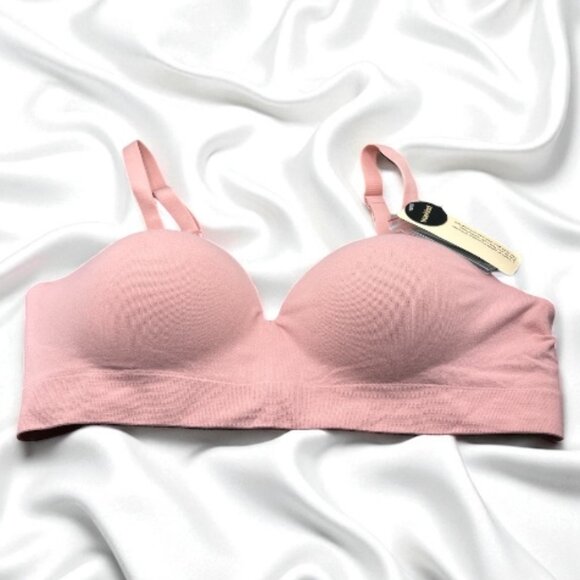 Truekind Supportive Comfort Wireless Shaping Bra - Rose Color - Size L - Picture 4 of 8